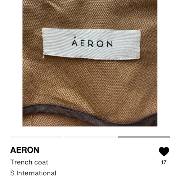 Like new, worn once in perfect condition.
With belt. - Picture 3 of 3